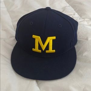 Michigan Go Blue M Fitted Cap